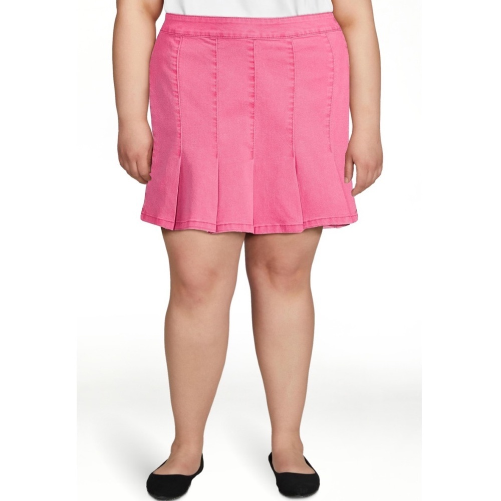 Denim Pleated Skirt for Juniors